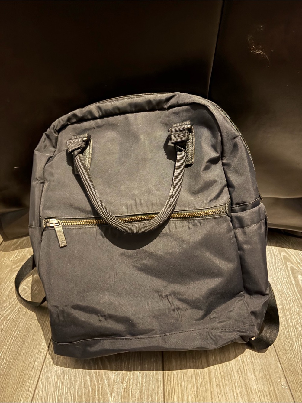 Black Men's Everyday Backpack Tote - Unbranded